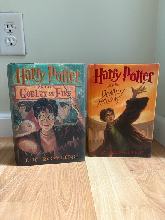Wizarding World Of Harry Potter Other - Harry Potter Hardcover Bundle Goblet of Fire + Deathly Hallows